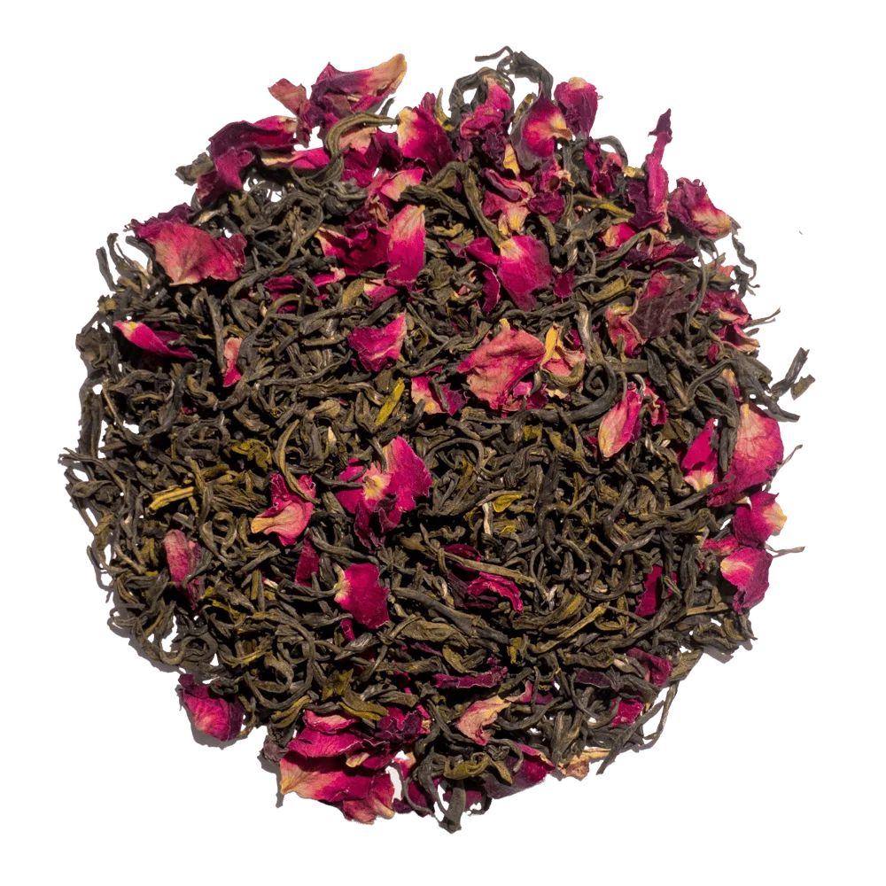Green Tea and Rose Tea