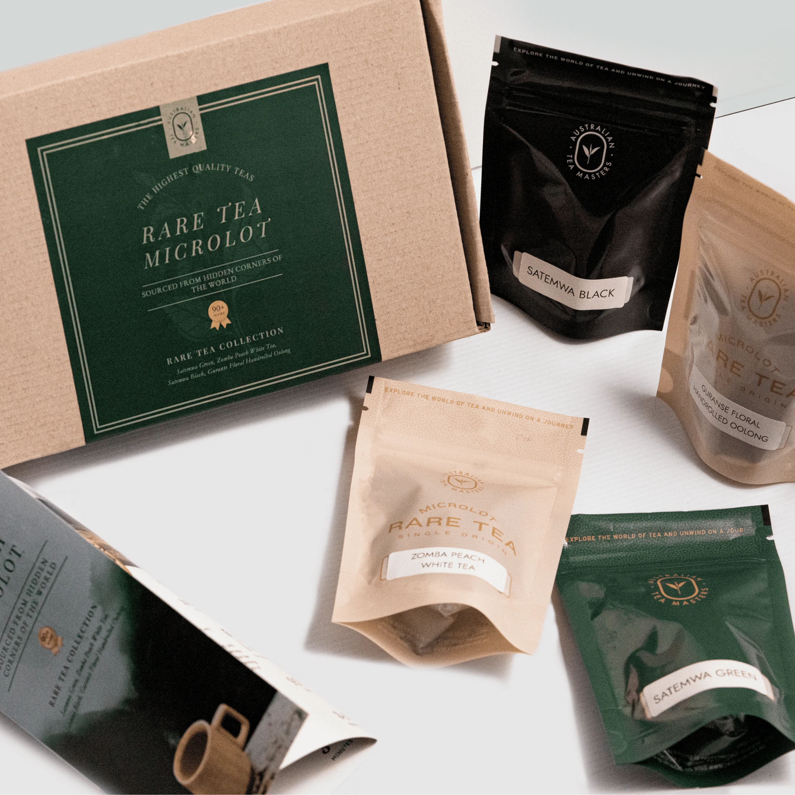 rare tea microlot gift box handpicked small batch premium teas