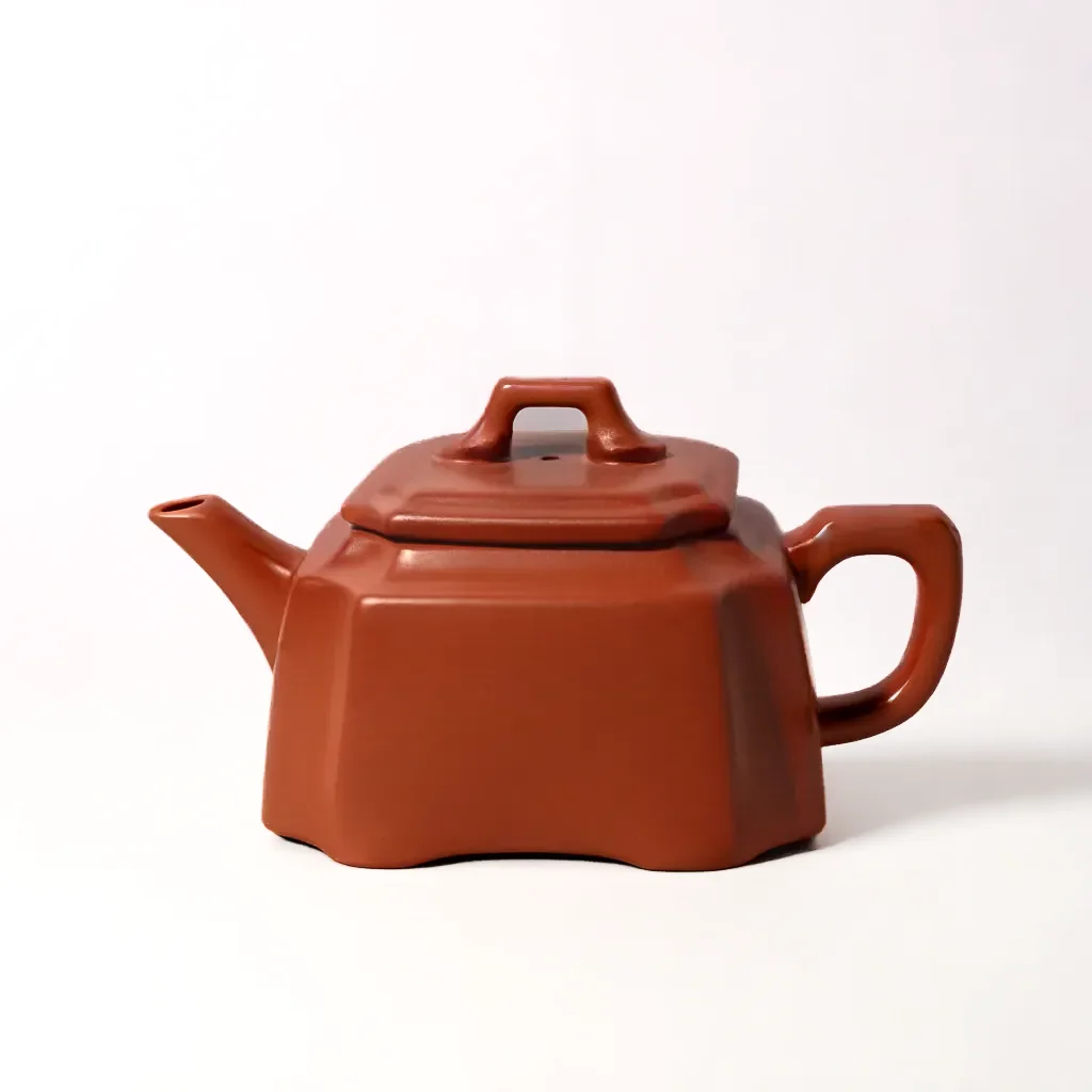 nishin vintage square teapot premium handcrafted clay
