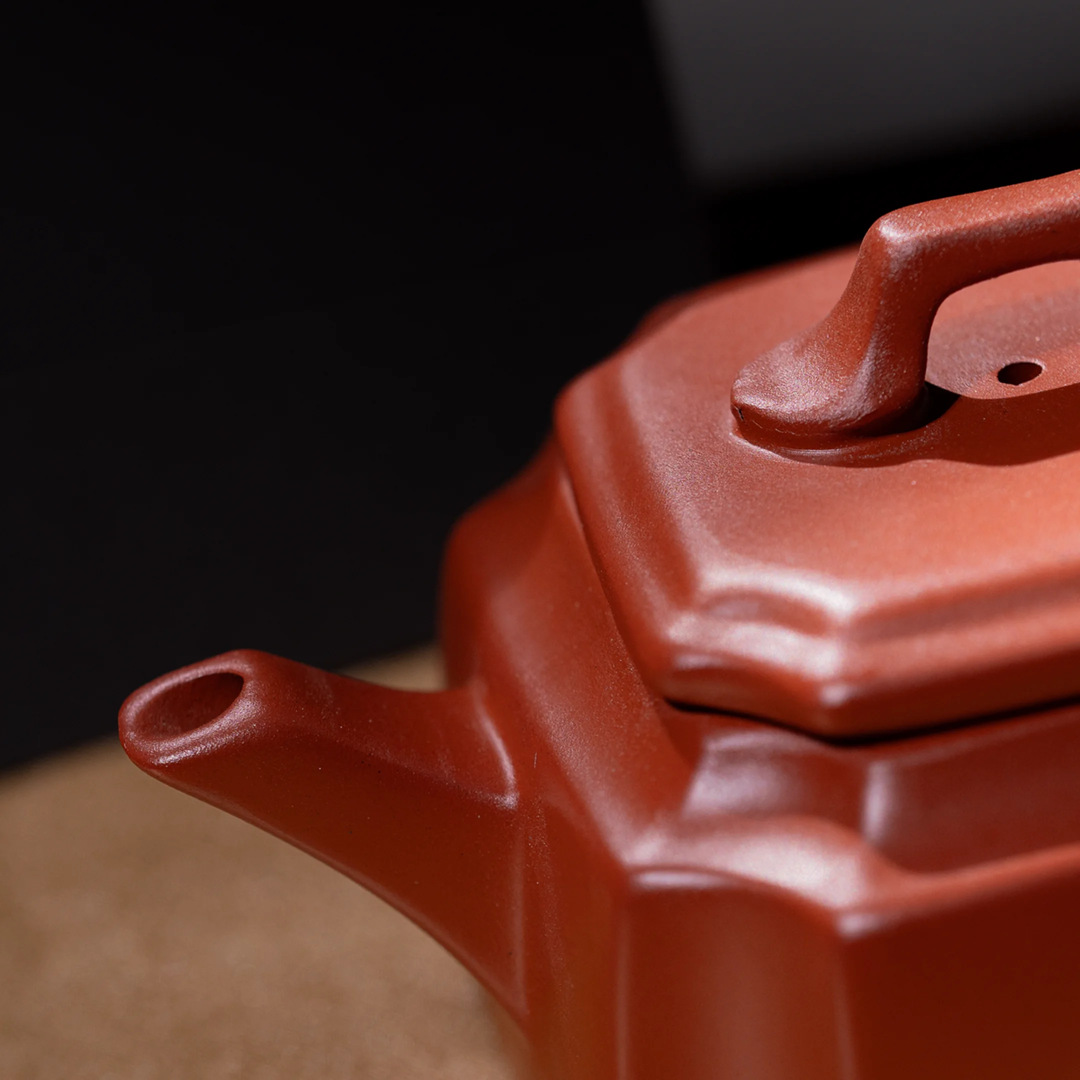 nishin vintage square teapot premium handcrafted clay