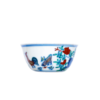 Five Blessings Rooster Cup