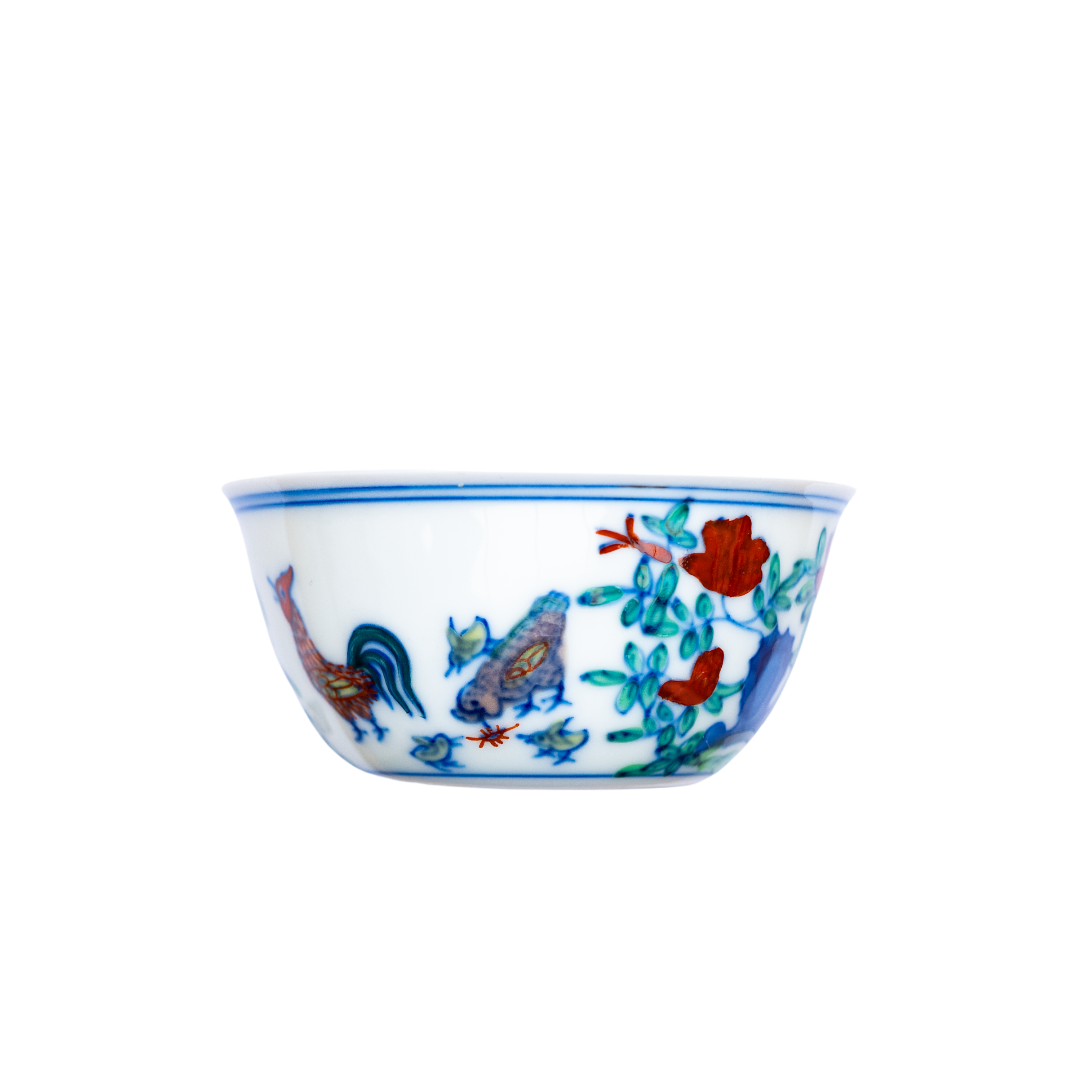 Five Blessings Rooster Cup