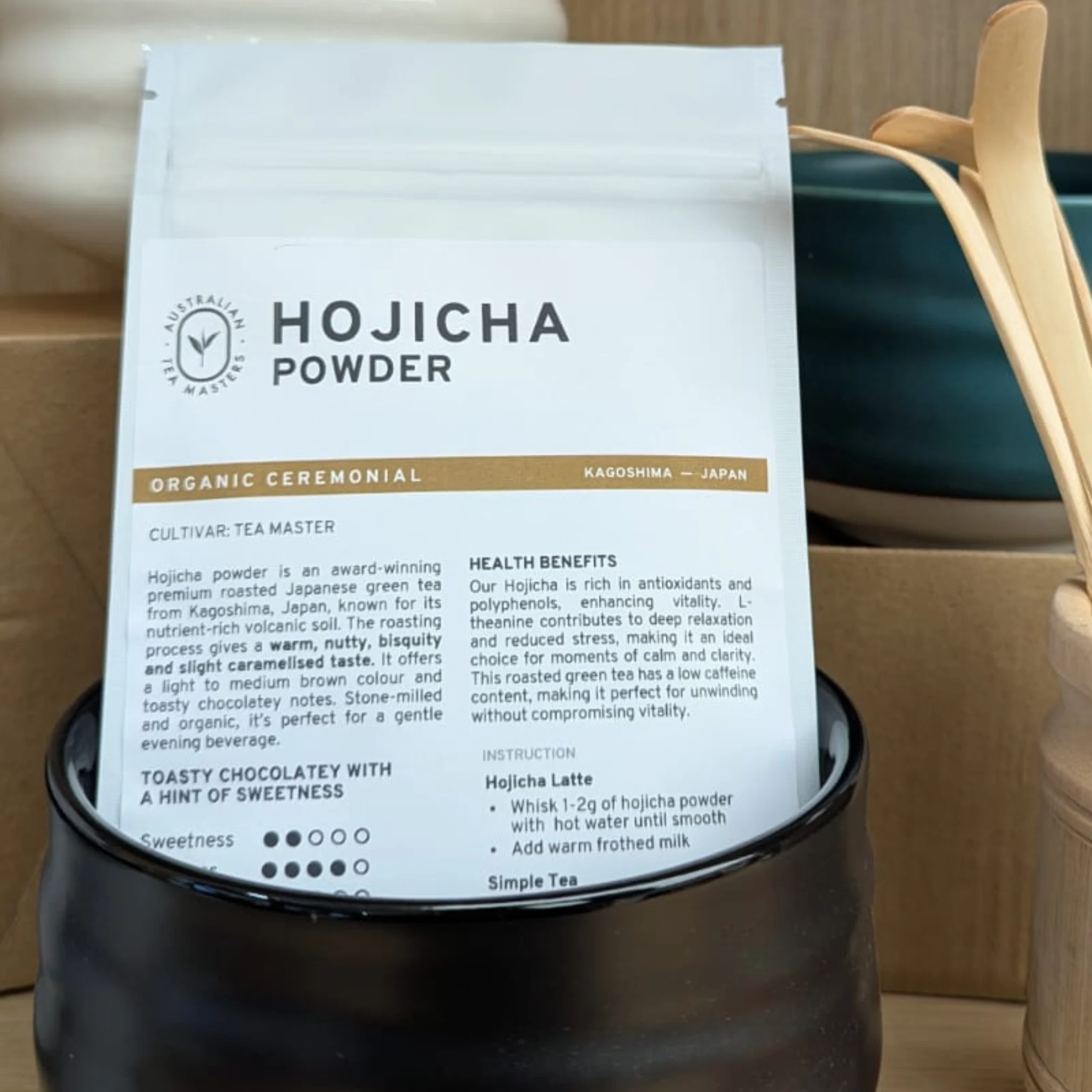 organic hojicha powder 30g